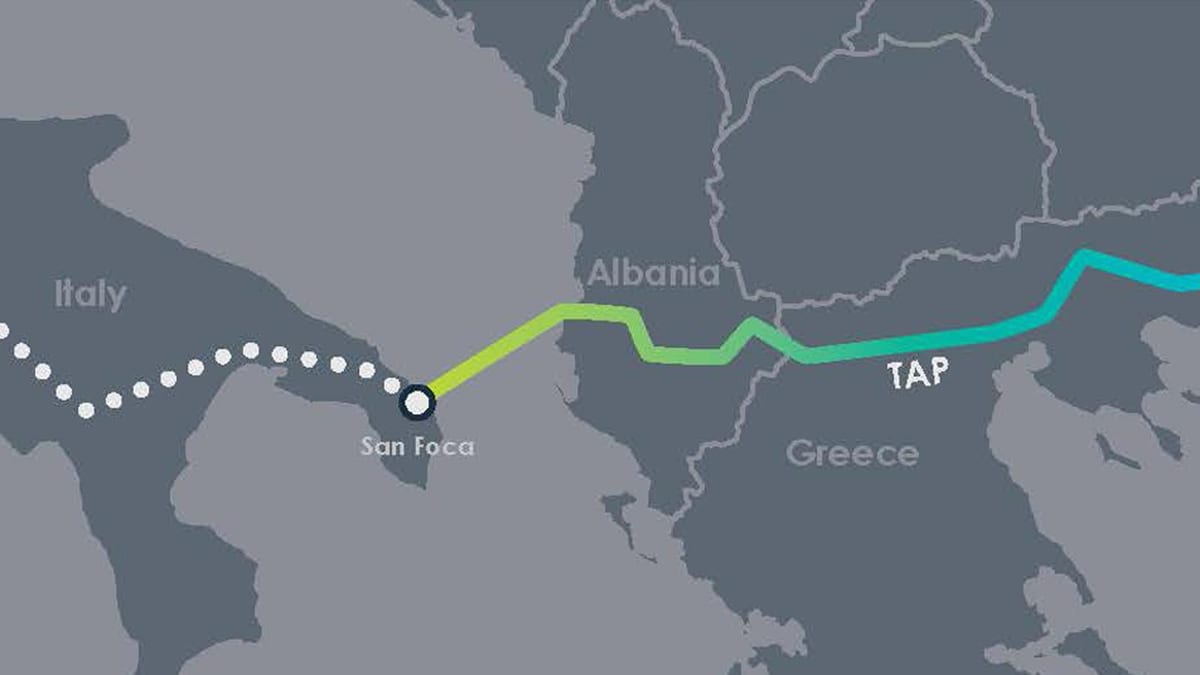 žemėlapyje bakstelėkite Albanija