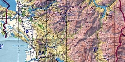 Žemėlapis Albanija geografija